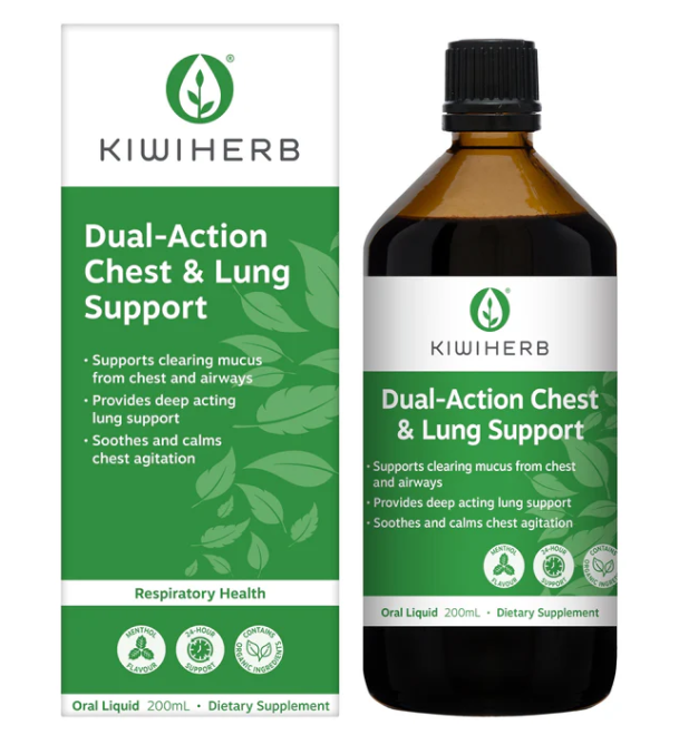 KiwiHerb Dual-Action Chest & Lung Support 200ml